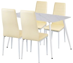 Jenna 4+1 étkező garnitúra bézs