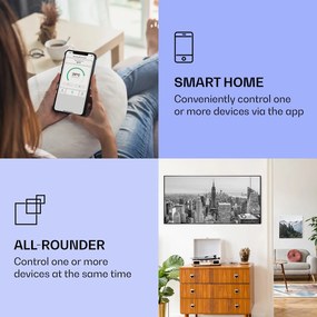 Klarstein Wonderwall Air Art Smart, infravörös hősugárzó, 120 x 60 cm, 700 W, New York City