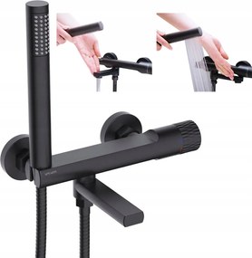 Fürdőszobai Csaptelep Kád Zuhany Fali Valvex Lengyel Dekor Fekete