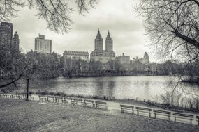Poszter 91,5x61cm Alsó-Manhattan panoráma a Central Park 3-ból, Assaf Frank