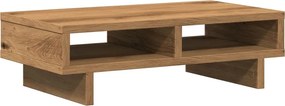 vidaXL kézműves tölgy színű szerelt fa monitorállvány 50 x 27 x 15 cm