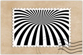 Poszterek 90x60 Absztrakt fekete-fehér