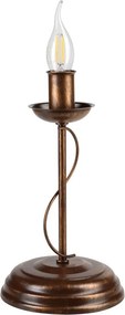 ANTON asztali lámpa 1xE14/60W/230V, bronz