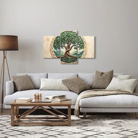 Kép – Fonott életfa (90x60 cm)