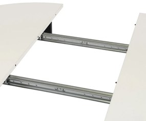 Bővíthető Étkezőasztal Fehér/Fekete Színben. HARRY 102-142 cm