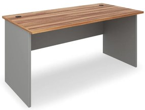 SimpleOffice asztal 160 x 80 cm, dió / szürke