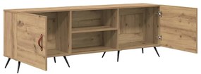 TV szekrény kézműves tölgy 150 x 30 x 50 cm Faanyag