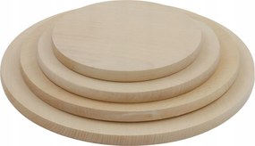 Tálaló vágódeszka Készlet Kerek bükk pizza deszkák