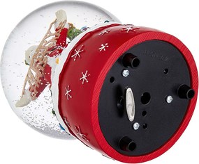 X-MAS zenélő hógömb, 'Merry Christmas' Ø10cm