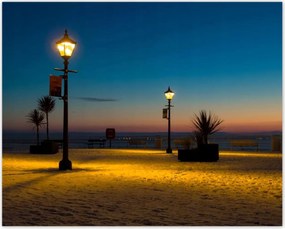 Poszterek 50x40 Lámpások a tengerparton