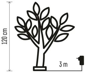 LED  Karácsonyi kültéri dekoráció 72xLED/3,6W/230V IP44 hideg fehér