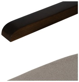 Szürkésbarna zsenília fotel Industra – Ixia