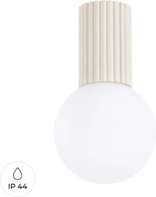 Sollux Lighting Spot Bézs Test Fehér Gömb Fürdőszoba IP44 1xG9 8W