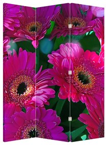 Paraván - virágok (126x170 cm)