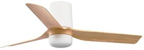 FARO 33833WT-1TW-LED Dimmelhető ventilátor MINIPUNTTUB S 10W/230V barna/fehér átm. 90 cm WT + távirányító