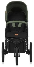 Lionelo - Babakocsi AZURA fekete/zöld