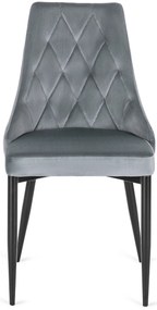 Szürke Bársony Étkezőszék CORK