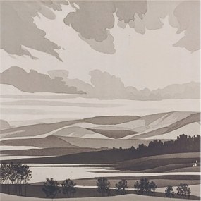 Dekoratív fotótapéta Hálószobába Csendes tájkép 250x250