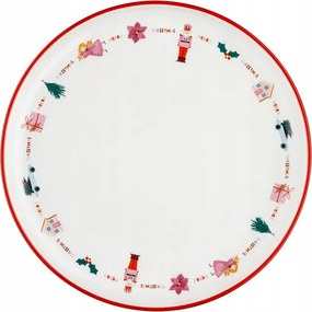 Ebédlő tányér nagy karácsonyi 27 cm Farge Diótörő Florina