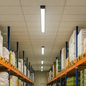 LED fénycsöves lámpatest LED/50W/230V 4000K 150 cm fekete