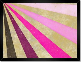 Poszterek keretben 40x30 Lila csíkok