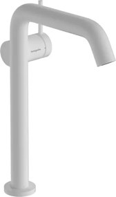 Magas mosdó csaptelep Hansgrohe Tecturis S clic-clac rendszerrel matt fehér 73370700