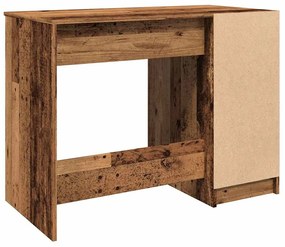 Íróasztal régi fa 100x50x75 cm műszaki fa