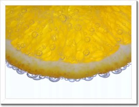 Poszterek keretben 40x30 Citrom a vízben