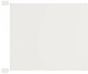 Fehér oxford-szövet függőleges napellenző 60x420 cm