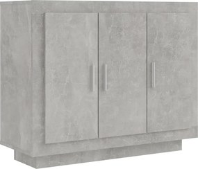 vidaXL betonszürke szerelt fa tálalóasztal 92 x 35 x 75 cm