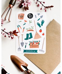 Kertész vinil matrica, 10,5 x 14,5 cm - Printintin