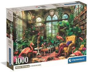 Üvegház Library 1000 db-os Compact puzzle Clementoni