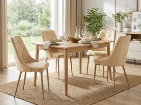 Étkezőszék IMOLA VELVET, bézs