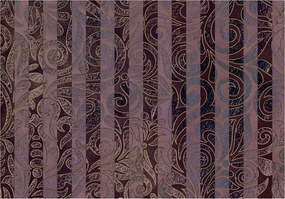 Fotótapéta Lila-arany csíkos vinil absztrakt 208x146 +ragasztó