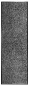 antracitszürke kimosható lábtörlő 60 x 180 cm