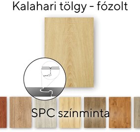 Leziter Kalahari tölgy Vinyl SPC fózolt padló minta/db