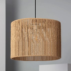 Toolight Szerszámlámpa BOHO, mennyezeti lámpa 25cm átmérővel 1xE27 APP1323-1CP, fekete-barna, OSW-02410