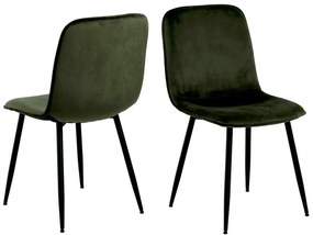 Design étkezőszék Damek olajzöld