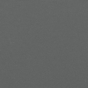 antracitszürke behúzható oldalsó napellenző 180 x 600 cm