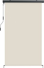 Outsunny vezeték nélküli kültéri roló, UPF50+ vízálló árnyékoló teraszra, erkélyre vagy pavilonra, 250 x 160 cm, krém | Aosom