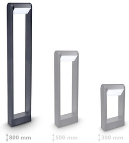 Brilagi - LED Kültéri lámpa CROTONE LED/7W/230V antracit IP54 80 cm