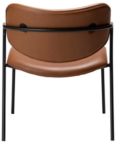 Konyakbarna bőrutánzat fotel Zed – DAN-FORM Denmark