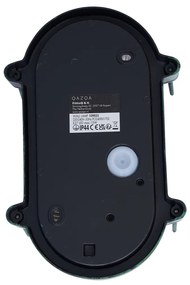 Kültéri fali lámpa zöld ovális IP44 - Noutica