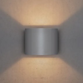 Brilagi - LED Kültéri fali lámpa RONDO LED/6W/230V szürke IP54