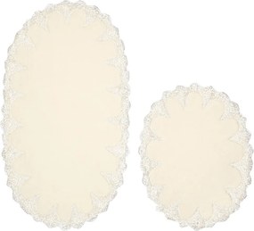 Zara fürdőszobaszőnyeg, krém, 55×65 cm – TR299ANR1490