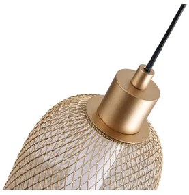 Zuma Line MD2596-5A-3BGT- LED csillár kábeles felfüggesztéssel SARR 27W/230V 3000-5700K aranyszínű + távirányító