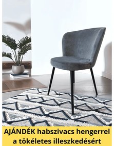 Székhuzat JYSK RISSKOV étkezőszékre (elasztikus, mosható, SÖTÉTSZÜRKE)