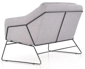 Kétüléses Soft II XL, szürke / fekete