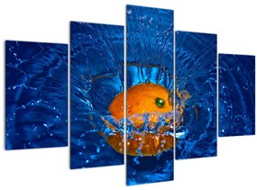 Kép - narancs a vízben (150x105 cm)