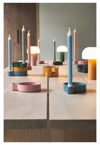 Fehér-zöld LED asztali lámpa (magasság 22,5 cm) Styles – Villa Collection